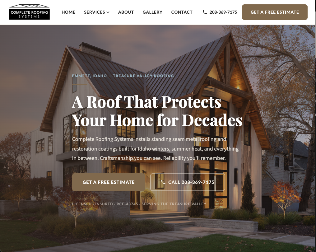 Complete Roofing Systems